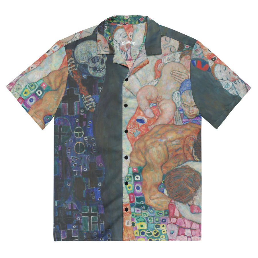 Death and Life Klimt Button Shirt