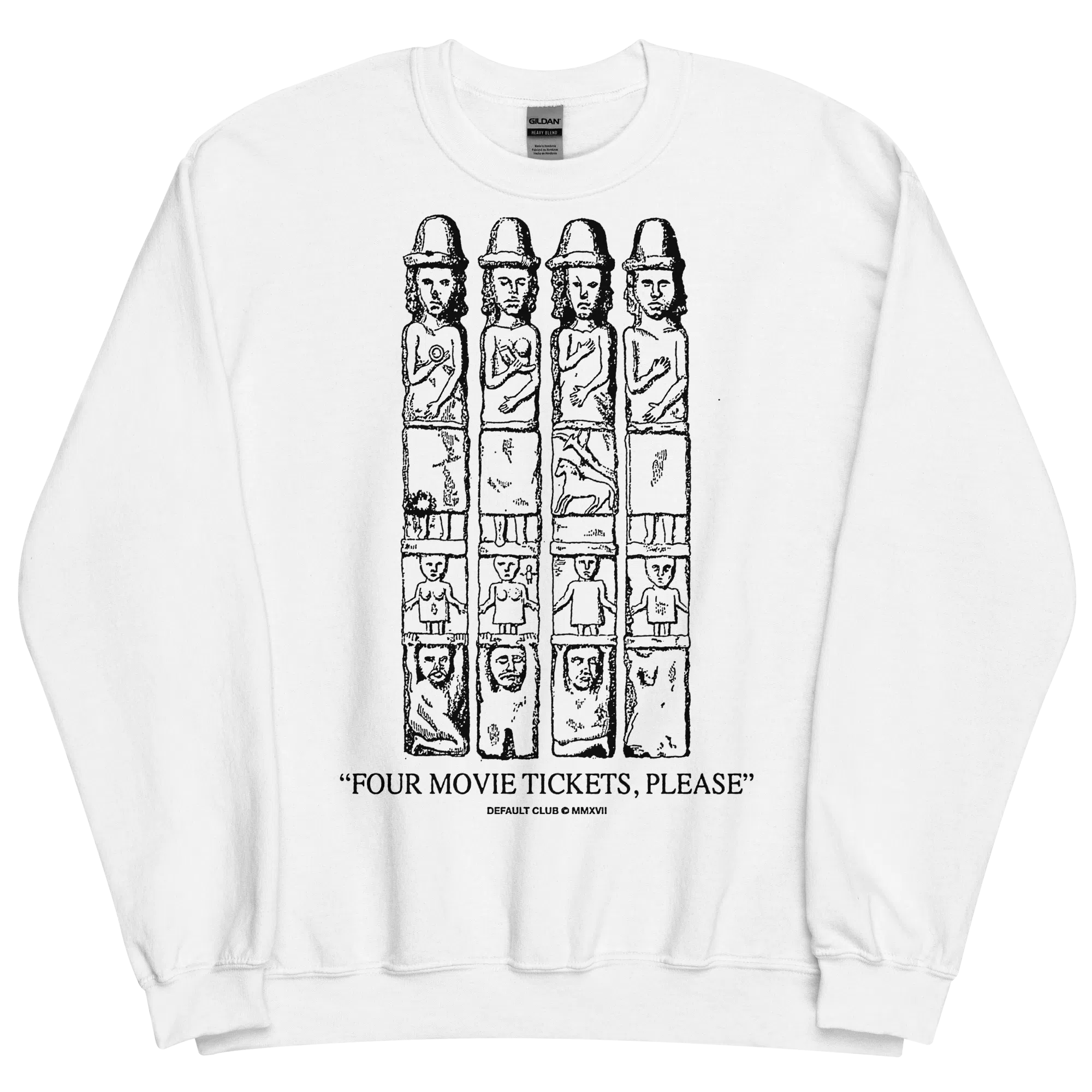 Four Movie Tickets Please Sweatshirt